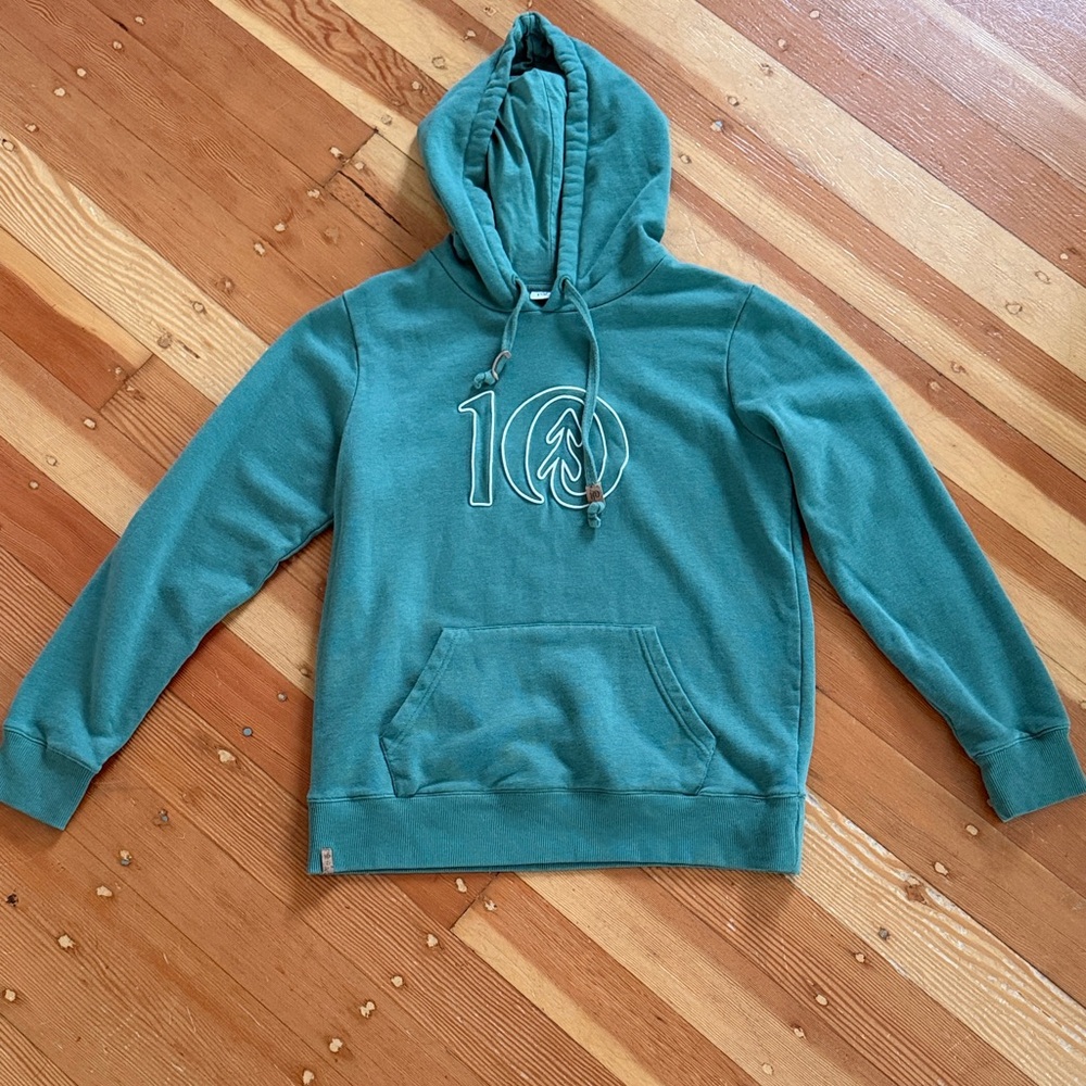 Tentree Green Classic‎ Hoodie Sweatshirt Medium